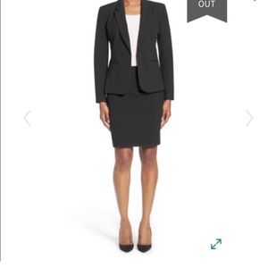 Halogen Ela Suit Skirt, Size 12, Black